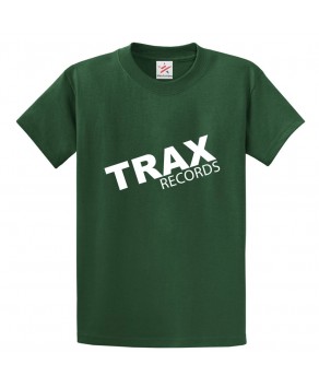 Trax Records Classic Unisex Kids and Adults T-Shirt for Music Fans